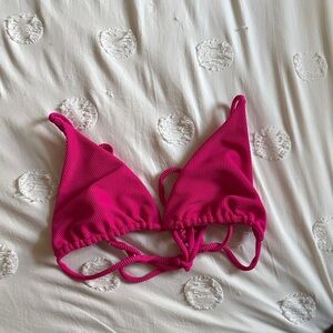 Skatie Hot Pink Bikini Top